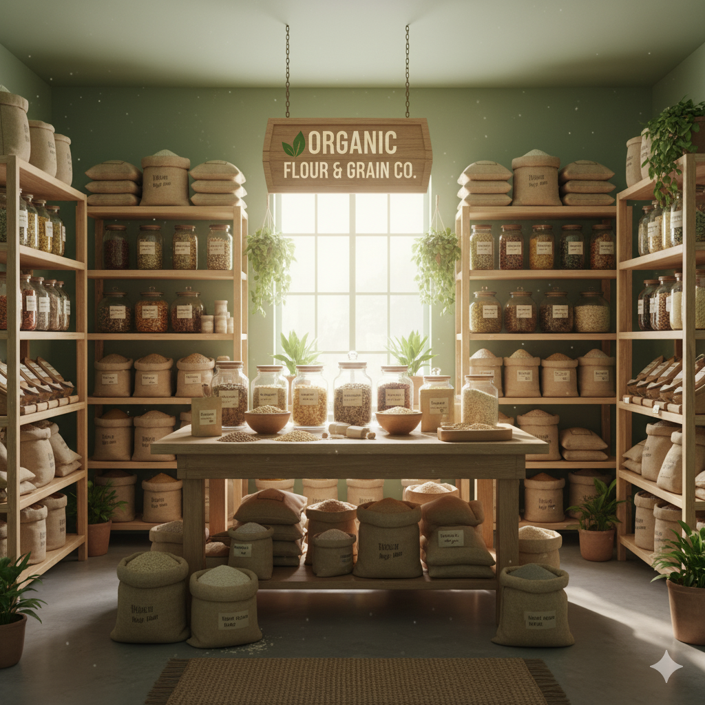 অর্গানিক ময়দা ও আটার পণ্য | Organic Flour & Grain Products